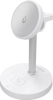 Produktbild von AISENS ASCH-15W3WC065-W, Drinnen, USB, Kabelloses Aufladen, Weiß