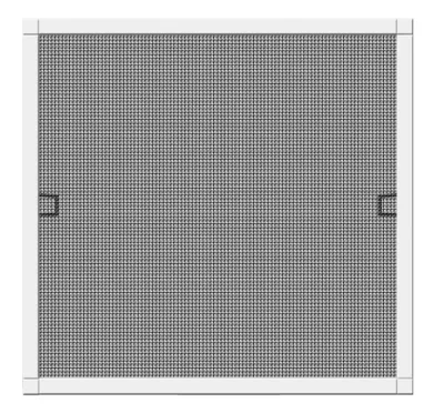 Zdjęcie produktu dla Schellenberg moskitiera Plus, moskitiera z włókna szklanego z aluminiową ramą bez wiercenia, 130 x 150 cm, biała, 70032