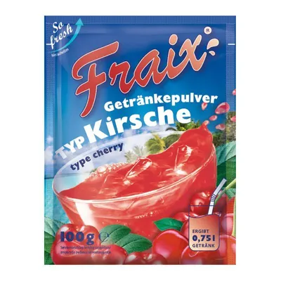 Produktbild von FRAIX Getränkepulver Kirsche 100g Beutel