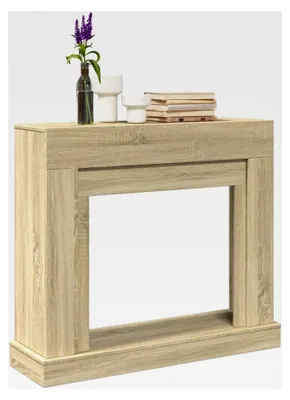 Produktbild von Kaminumrandung aus Sonoma-Eiche, 100 x 30 x 87,5 cm, Holzwerkstoff