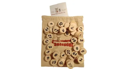 Produktbild von Das Stuhrer Eselspiel XS für 2 - 4 Spieler mit 61 Spielsteine