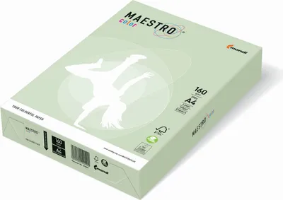 Produktbild von Mondi Maestro Color grün 160g/m² DIN-A4 - 250 Blatt GN27
