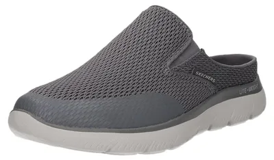 Produktbild von Der Skechers Summits - Vindicator Schuh punktet mit seinem bequemen Tragegefühl. Dieser sportliche Sneaker in Pantolettenform hat ein Obermaterial aus Funktionsmesh und eine gepolsterte Memory Foam Komfort-Einlegesohle.