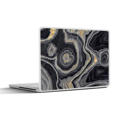 Produktbild von MuchoWow® Laptop Aufkleber Sticker Cover Edelsteine - Geode Stein - Achat 31x22.5 cm - Laptop-Deko