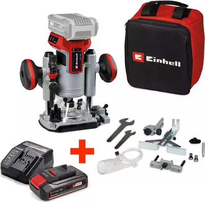 Produktbild von Einhell Akku-Oberfräse Kantenfräse TP-RO 18 Set Li BL + 2,5 Ah Akku Starterkit