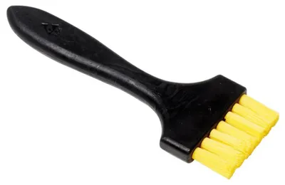 Produktbild von Warmbier Flachbürste hart, gelbe Nylonborsten, ESD, Breite 50 mm (Bürsten)