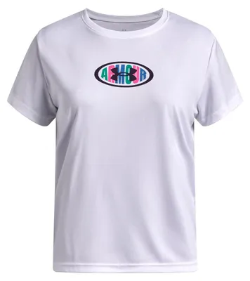 Zdjęcie produktu dla Under Armour Tech Armour Graphic Ss – biały, rozmiar: S