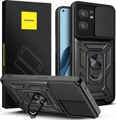 Immagine prodotto di Custodia SPACECASE Camring per Oppo Reno 7 5G Nero