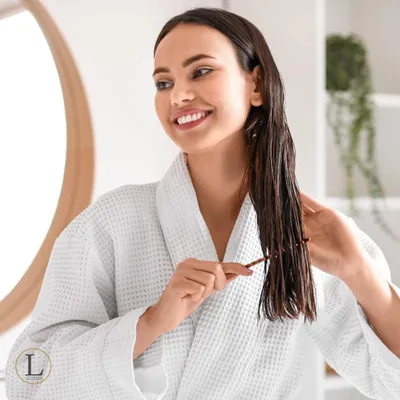 Imagen del producto de Bálsamo para el cuidado y la hidratación de pelucas de cabello natural, 200 ml