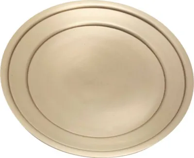 Produktbild von Kerzenteller Klassisch Ø11cm Messing Gold Gebürstet Untersetzer Glanz Dekoration