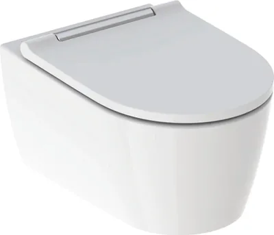 Immagine prodotto di Geberit One Set WC con sedile cromato, TurboFlush, 1 pz.