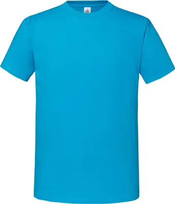 Image de Fruit Of The Loom Herren Premium T-Shirt PC3033 (2XL) (Azurblau)
