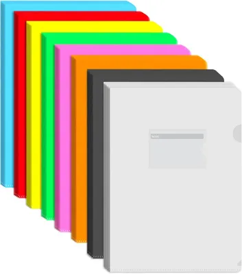 Produktbild von Pack von 40 A4 Dokumenthüllen, Transparent, Wasserdicht, Für Büroorganisation
