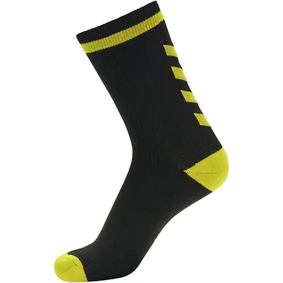 Produktbild von Hummel Elite Indoor Sock Low, Black/Blazing Yellow, 31-34