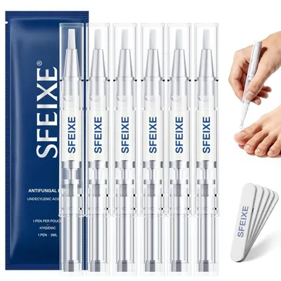 Produktbild von Behandlung gegen Zehennagelpilz – Extra starker Stift, FSA- und HSA-fähig,Nagelpflege für Fingernägel und Fußnägel -6er-Pack