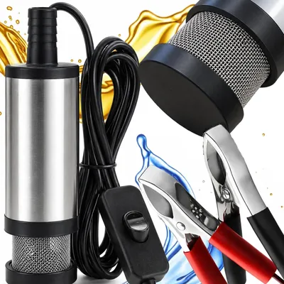 Produktbild von Kraftstoffpumpe Ölpumpe Tauchpumpe 12V Transferpumpe 17 cm mit Metallsieb
