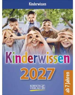 Obrázok produktu pre Kinderwissen Kalender 2027 für Kinder mit Geschichten, Experimenten und Spielen