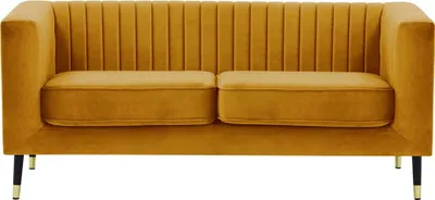 Produktbild von Zweisitzer-Sofa Slender - Senf - Velluto 8