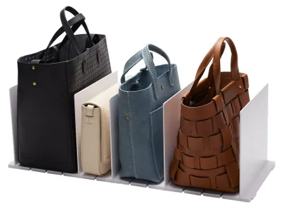 Taschen-Organizer 2er-Set, weiß, verstellbar, 31,8 x 24 x 21 cm