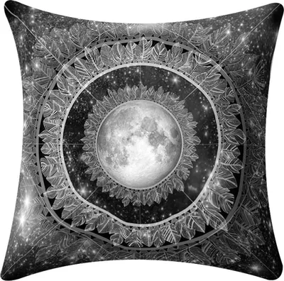 Produktbild von 45x45cm Quadratische Kissenbezüge mit Stechapfelblütenmuster (D)