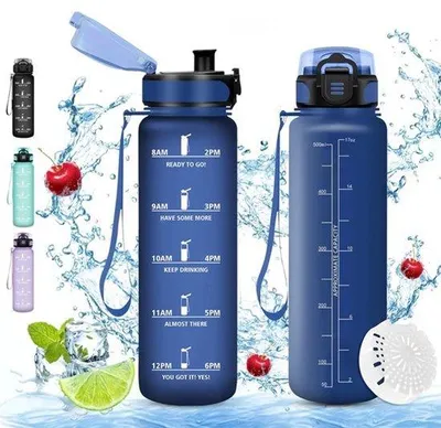 Productafbeelding van Sportdrinkfles - 500 ml - Lekvrije drinkfles - BPA-vrij
