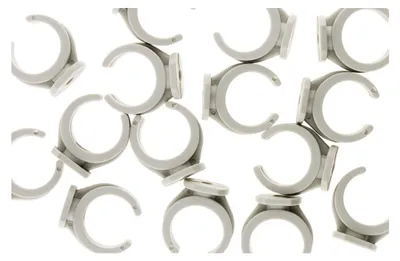 Image de 15 clips de Ø 25 mm, sans chevilles