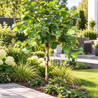 Produktbild von Kugelbirke Betula pendula Magical Globe Lollypop Birke Stammhöhe 80 - 100 cm