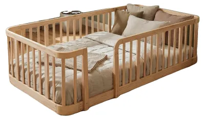 Image de Aire de jeux pour bébés, conception multifonctionnelle, équipements de sécurité inclus, BLANC