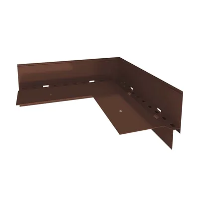Immagine prodotto di Profilo di gronda in alluminio Renoplast W60 pavimento di ventilazione, angolo esterno 135°, marrone