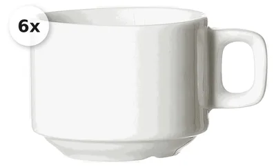 Produktbild von Espressotasse 85ml 6er Set Bianco