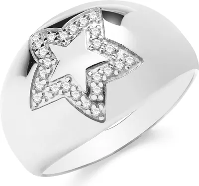Image de Bague Femme Argent fin 925 avec Oxyde de Zirconium, 51 (16.2); TRS33250RSL