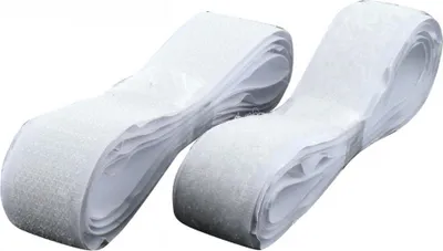 Produktbild von Selbstklebendes Klettband Weiß