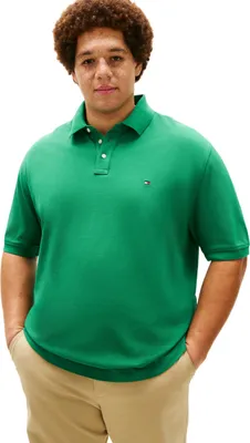 Produktbild von Tommy Hilfiger Herren Poloshirt Kurzarm Regular Fit, Grün (Nouveau Green), 3XLT