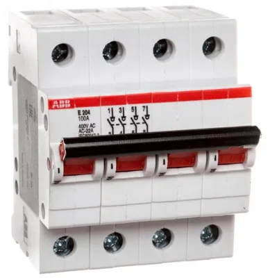 Produktbild von Modularer Lasttrennschalter 100A 4P E204/100A 2CDE284001R0100