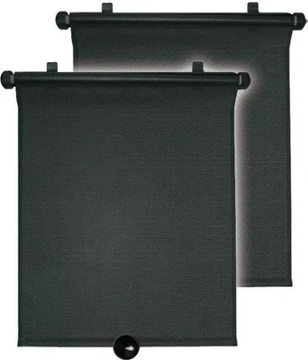 Produktbild von Sonnenrollo für Auto schwarz 2St.