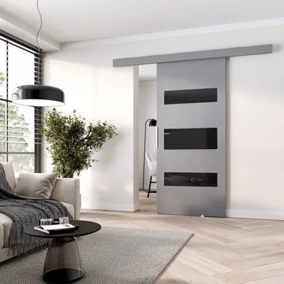 Produktbild von Schiebetür BARRET 4 - 86 cm, grau