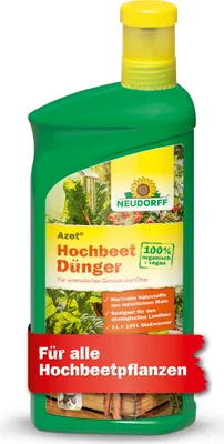 Produktbild von Neudorff - Azet HochbeetDünger 1L für 200L Gießwasser - 100 % organisch und vegan
