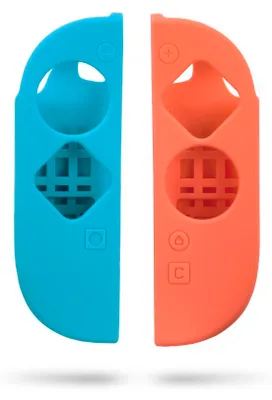 Obrázok produktu pre Hama 00115538, Nintendo Switch 2, Ochranná súprava, Modrá, Červená, Silikón, Nintendo