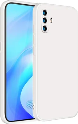 Produktbild von VIVO X30 Hülle, LaimTop Slim Liquid Silikon Gel Gummi Schutzhülle für VIVO X30 Weiß