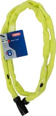 Produktbild von ABUS Kettenschloss 1500 Web – Fahrradschloss aus Spezialstahl – 4 mm dicke Rundkette - ABUS-Sicherheitslevel 3 – 110 cm – Zufallsfarbe