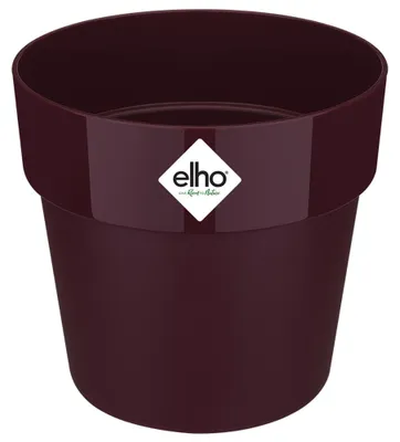 Produktbild von Elho Blumentopf b.for original 16x15cm Rund Übertopf Blumenkasten Pflanzentopf Pflanzkasten Kunststoff indoor Maulbeere
