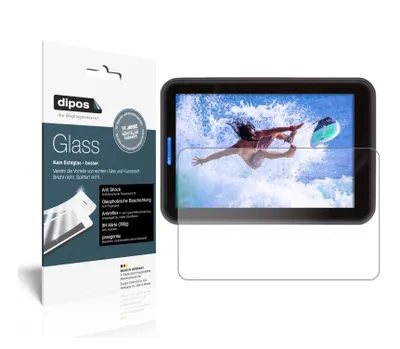 Produktbild von 1x Schutzfolie für Rollei 560 Touch matt - Anti-Shock 9H Folie dipos Glass Kunststoffglas