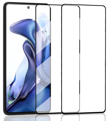 Produktbild von 2-Pack Xiaomi 11T 5G Displayschutzfolie - Gehärtetes Glas 9H - Super Qualität 3D