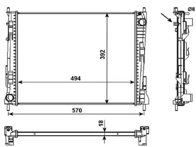 Image de Radiateur, refroidissement du moteur