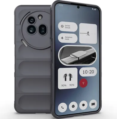 Obrázek produktu pro Pouzdro pro Nothing Phone 3A Pro Měkké TPU Silikonové Nárazuvzdorné Ochranné Pouzdro Tmavě šedé