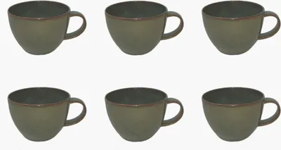 Produktbild von like. by Villeroy & Boch Crafted Breeze 6er Set Kaffeetassen grünblau 170ml