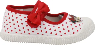 Produktbild von Minnie Mouse weiße Canvas-Ballerinas 21