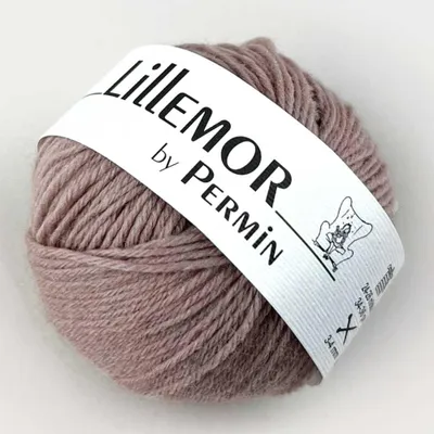 Produktbild von Lillemor by Permin – -Wolle für Baby, Kinder & Erwachsene (14 smokey pink)
