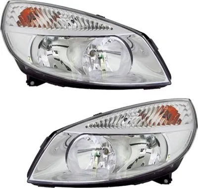Produktbild von TYC Scheinwerfer Set für Renault Scenic 2 JM 6/2003-3/2006 Halogen Streuscheibe