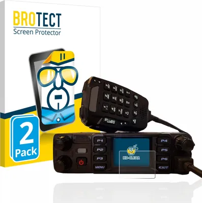 Produktbild von 2x Für AnyTone AT-D578UV plus Schutzfolie BROTECT Displayschutz Display Schutz Folie Klar Transparent
